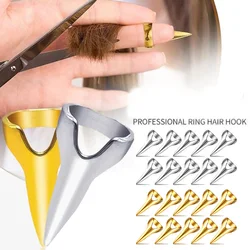 10 Pcs Hair Selecting Tools Metal Parting Ring Hair Sectioning Comb For Hair Braiding Weaving Curling Styling Extension
