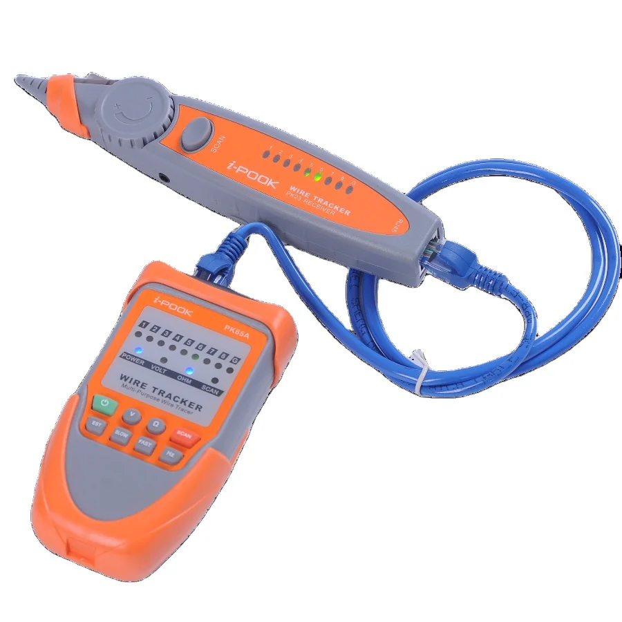 Good Price Of Network Engineers' Tools   RJ11&RJ45  Wire Tracer i-pook Brand  PK65 With Length Measurement Function