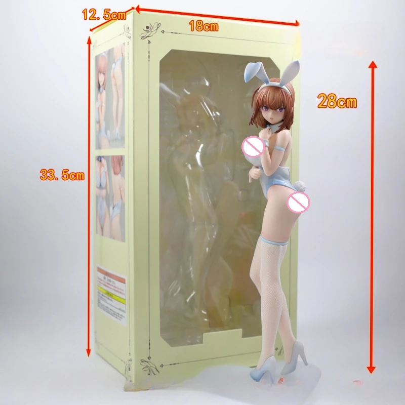 28 センチメートル新アニメフィギュアバニーガール周辺 PVC モデルセクシーな美少女像デスクトップ装飾装飾品誕生日プレゼントおもちゃ
