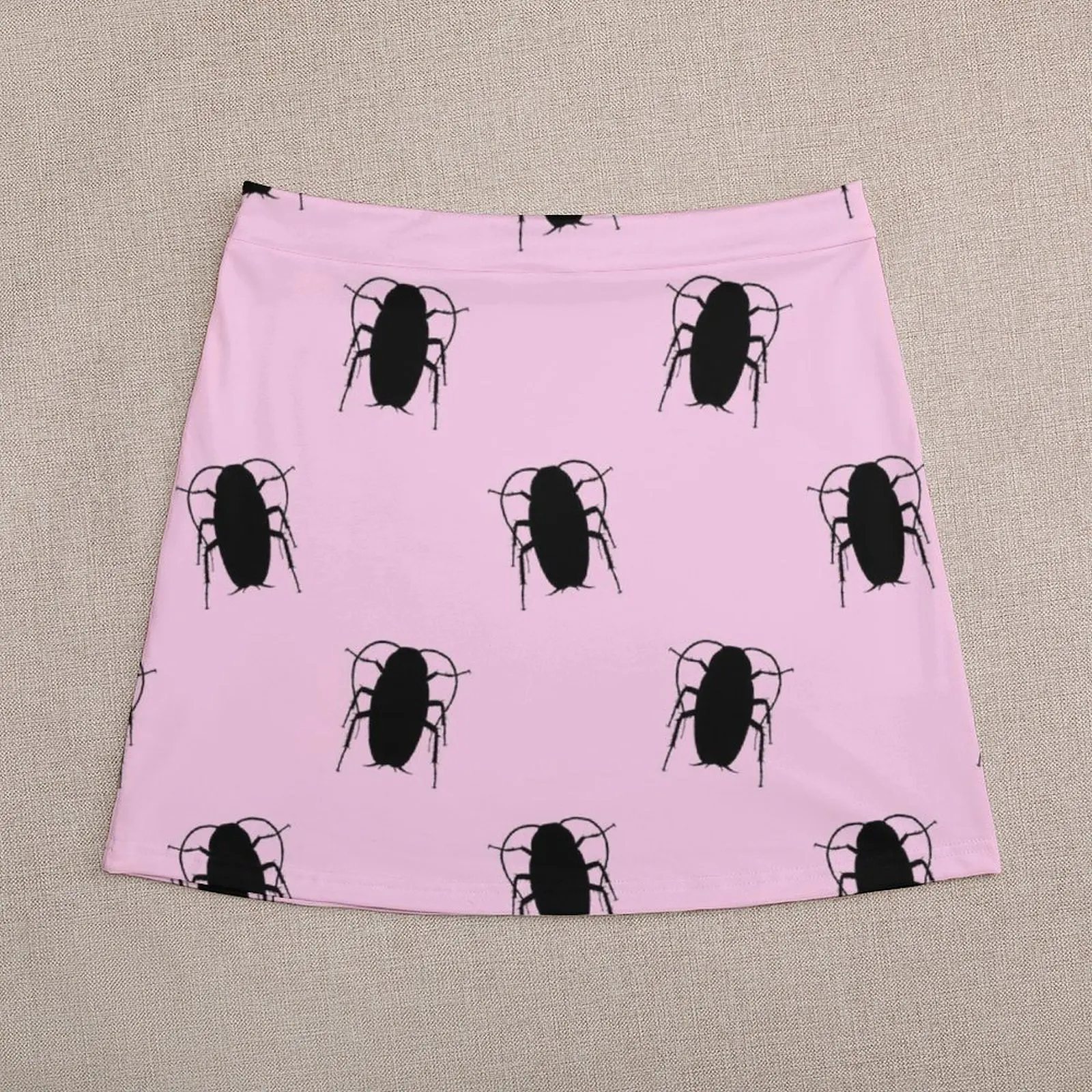 Hairspray Cockroach, John Waters inspired, Pink Mini Skirt Kawaii School uniform