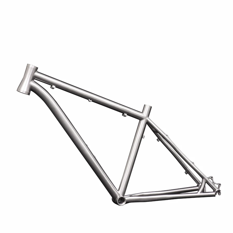 

Оптовая продажа OEM логотип титановый горный велосипед Mtb рама дисковая рама Di2