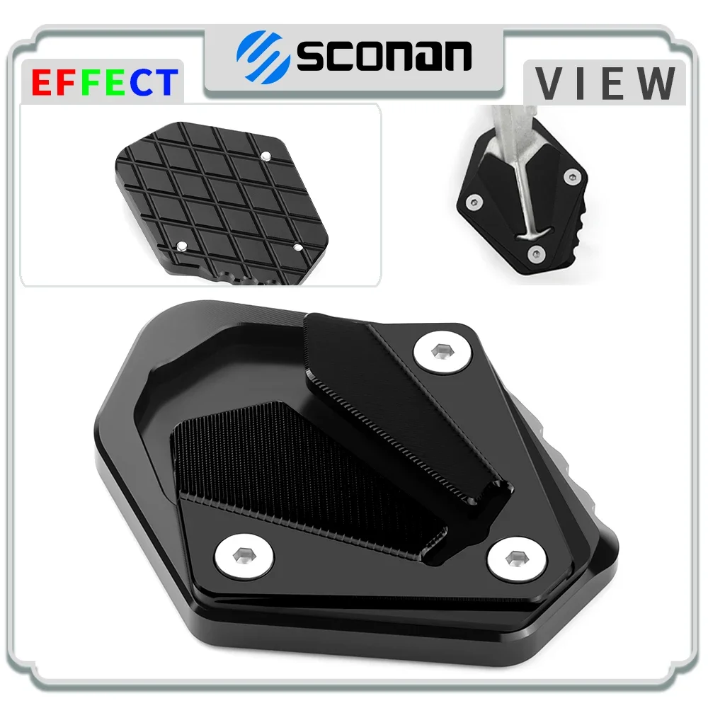 For F900 GS F900GS F 900GS f 900 gs 2023- Motorcycle Accessories CNC Aluminum KickStand Stand Enlarger Extension Pad Plate