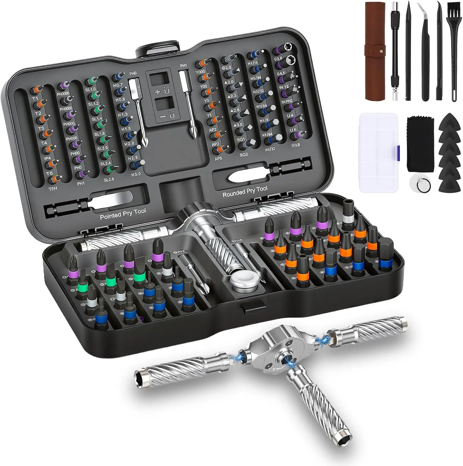 

Набор отверток с трещоткой 115 в 1, магнитные отвертки, набор комбинированных отверток с трещоткой, портативный набор для ремонта