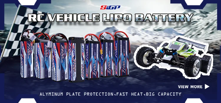 SIGP Lipo Battery 2S 3S 4S 11.1V 14.8V 7.4V RC Lipo 5300mah 6100mah 7300mah 8200mah Hardcase EC5 Deans T XT60 RC Parts
