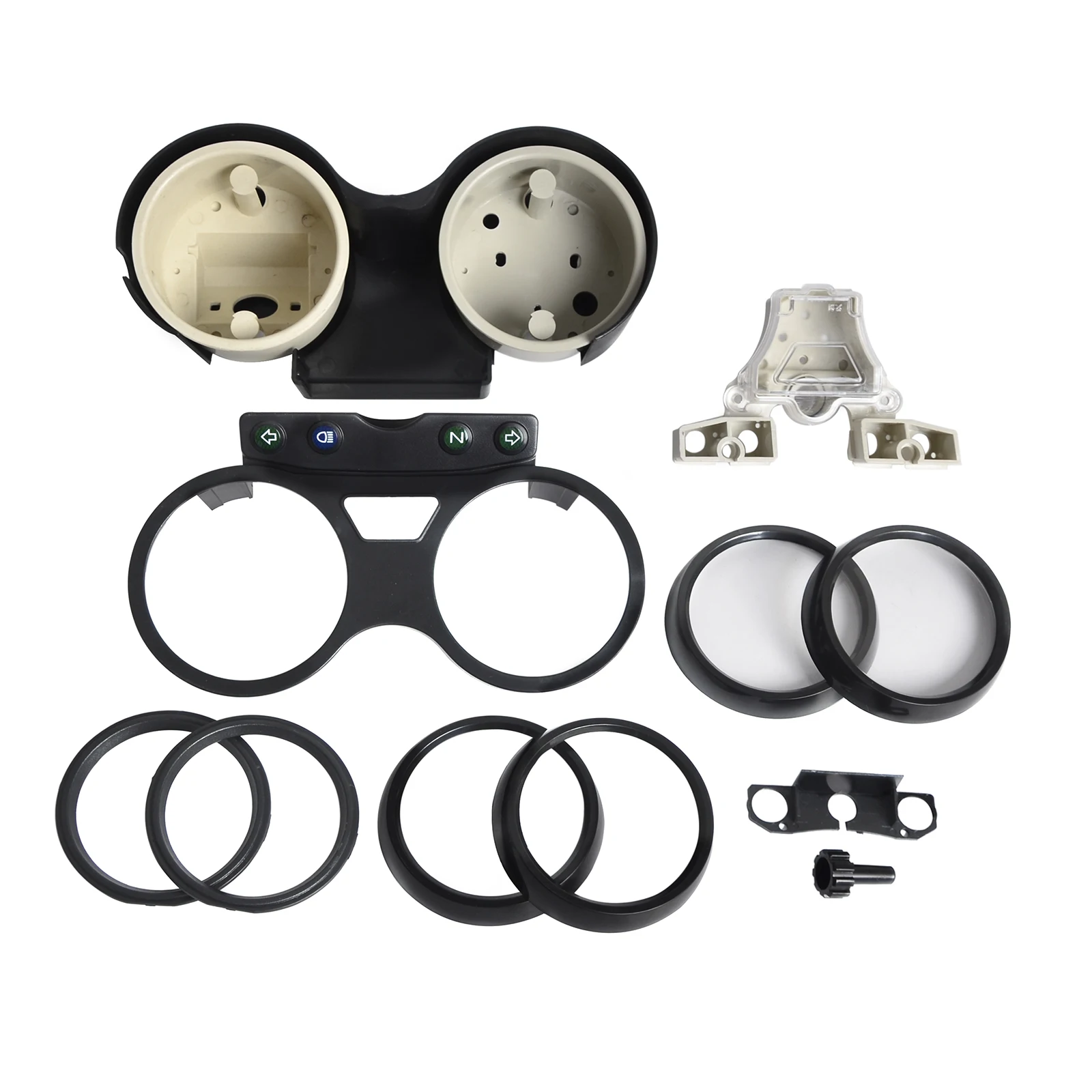 

For Yamaha YBR125 YBR 125 ED 2005 2006 2007 2008 2009 Speedo Meter Gauge Tachometer Clock Case Cover