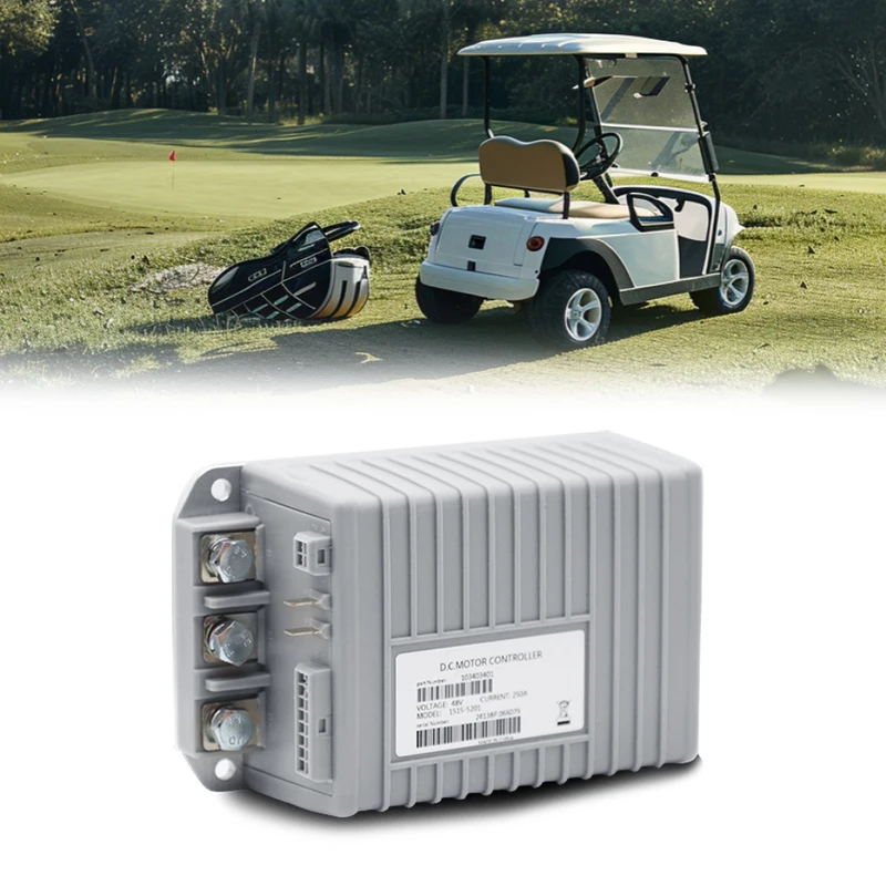 

1515-5201 Golf Cart Controller, 48V 250A Speed Controller for Club Car Precedent 2009-2014 EXCEL System with 5k-0 MCOR Throttle