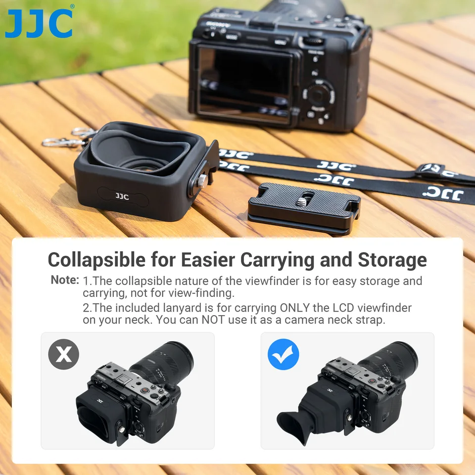 JJC Viewfinder for Sony FX3 FX30 A7C II A7CR