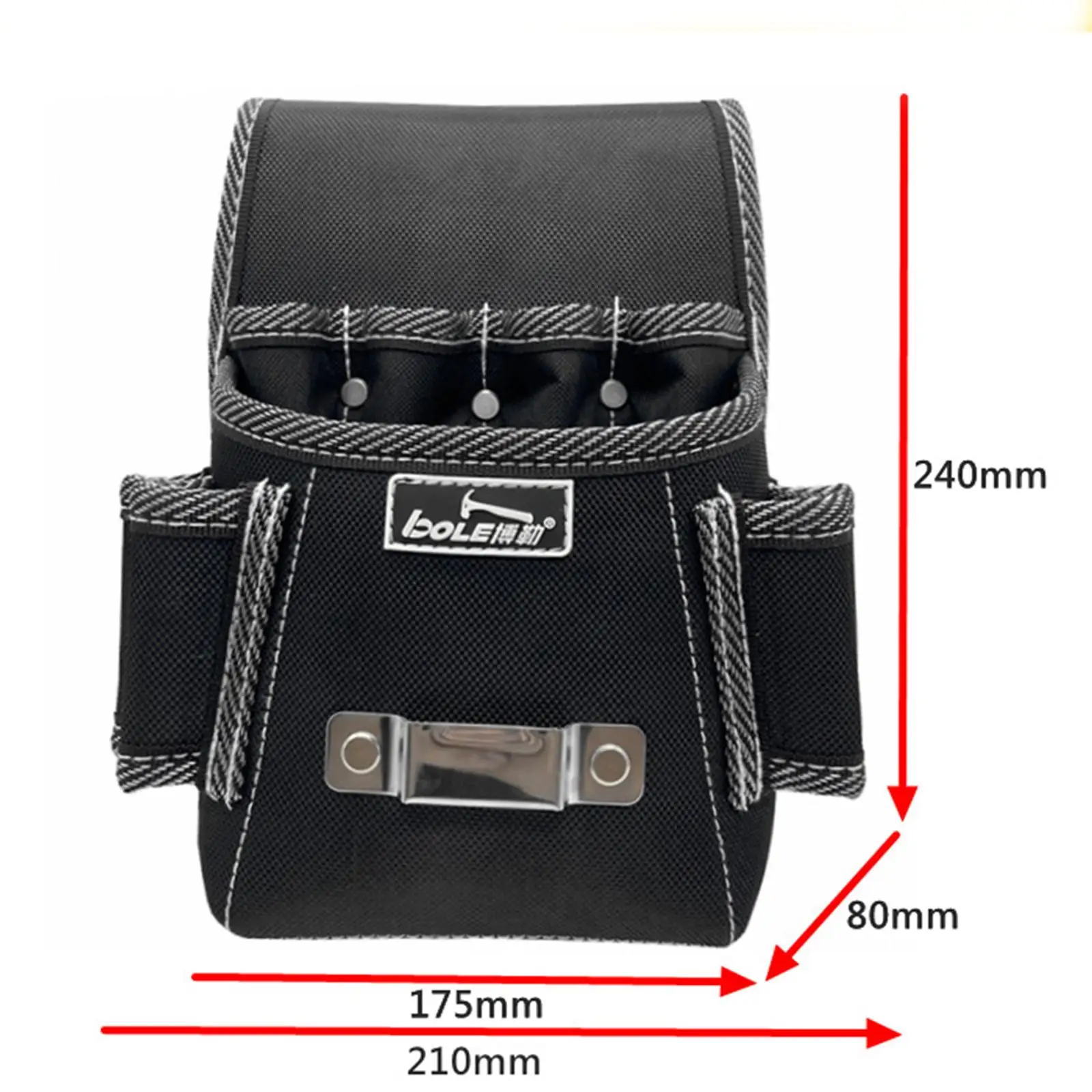 Imagem -05 - Bolsa Cintura Titular para Chaves de Fenda Tool Belt Pouch Pregos e Parafusos Acessórios