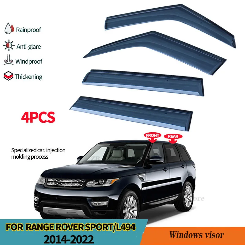 

For Range Rover Sport 2014-2022 Window visors Rainwater prevention; Covering the sunlight; Anti fog; Snow prevention