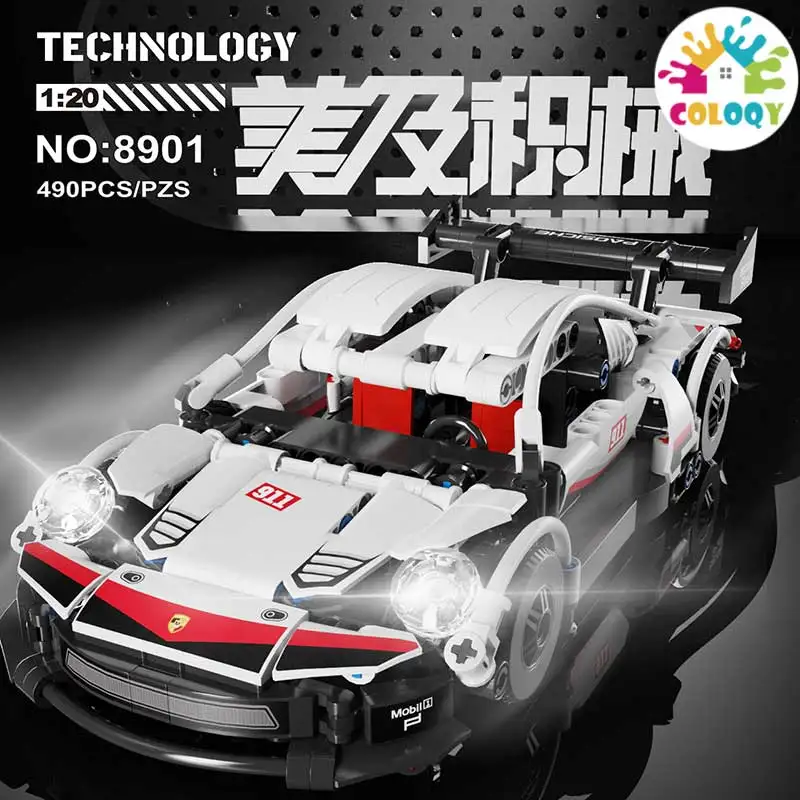 

2026 Cross border popular building block MJ8901 building block car model assembly children's toys boys brick gift wholesale