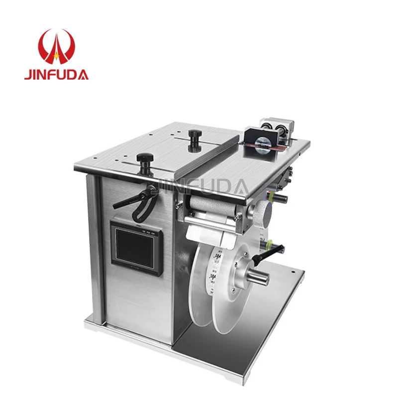Versatile Small Automatic Right Angle Labeler Ideal for Bulk and Retail Color Boxes and Packaging Cartons