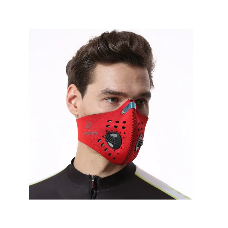 Outdoor Sports Reusable Face Masks For Men Dustproof Masks Activated Carbon Dust Mask With Extra Filter Cotton Halloween Cosplay