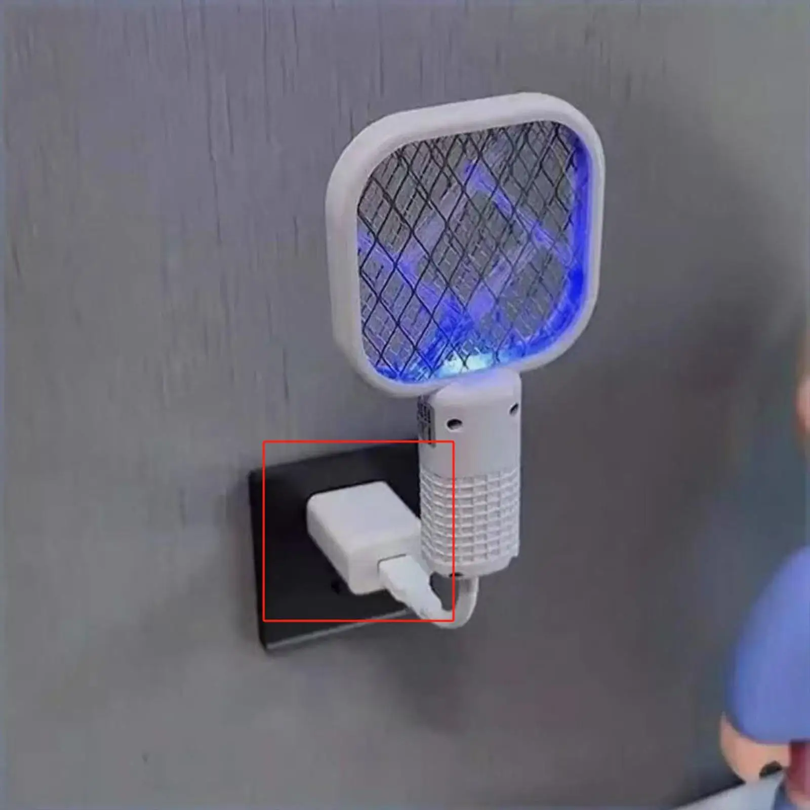 Zapper Racket Fly Killer Swatter Flying USB Anti Fly Racket Fly Zapper Catcher