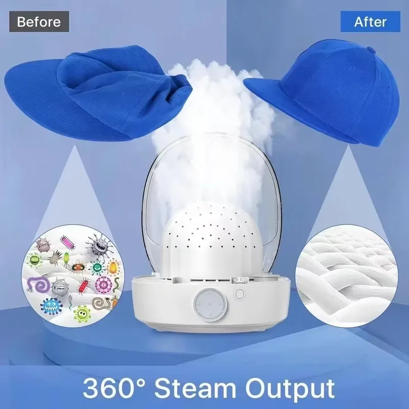 Multifunctional Hat Wig Care Machine Convenient Daily Life Steam Ironing High Power Cleaning Disinfection Support view 4