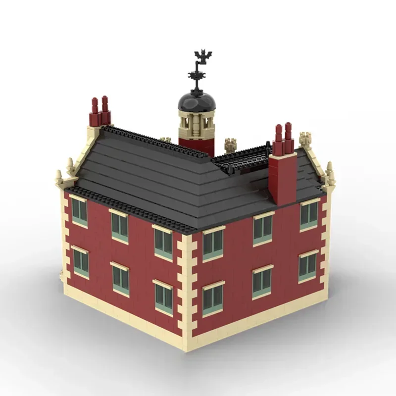 Street View Model Moc Bouwstenen Ghost House Kingdom Model Technologie Baksteen DIY Assemblage Constructie Speelgoed Vakantiecadeau