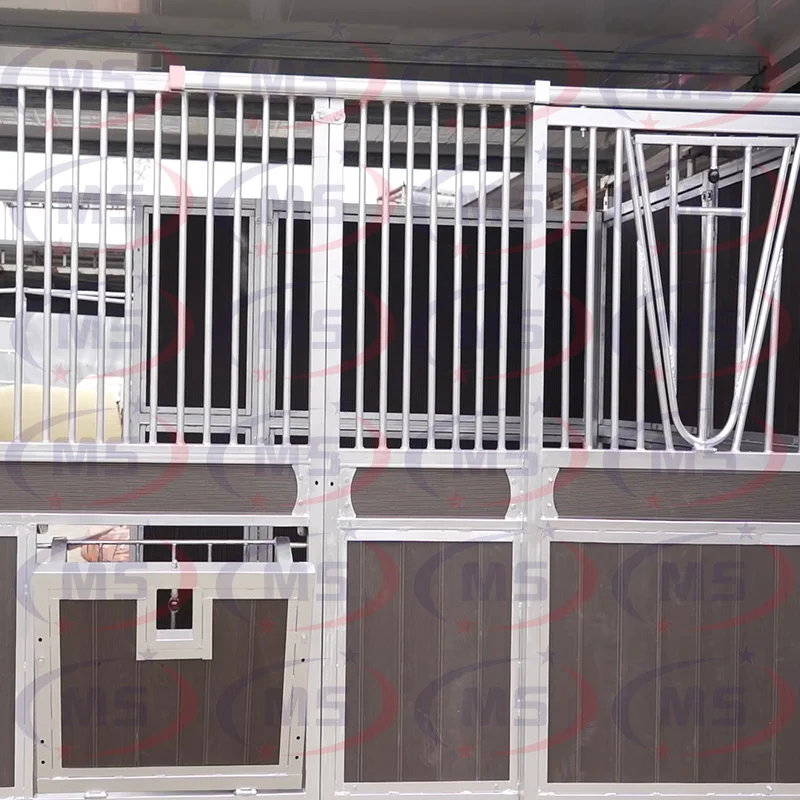 

Safe and Portable Standard Galvanized Horse Stable Panels Stall Horse Equipment