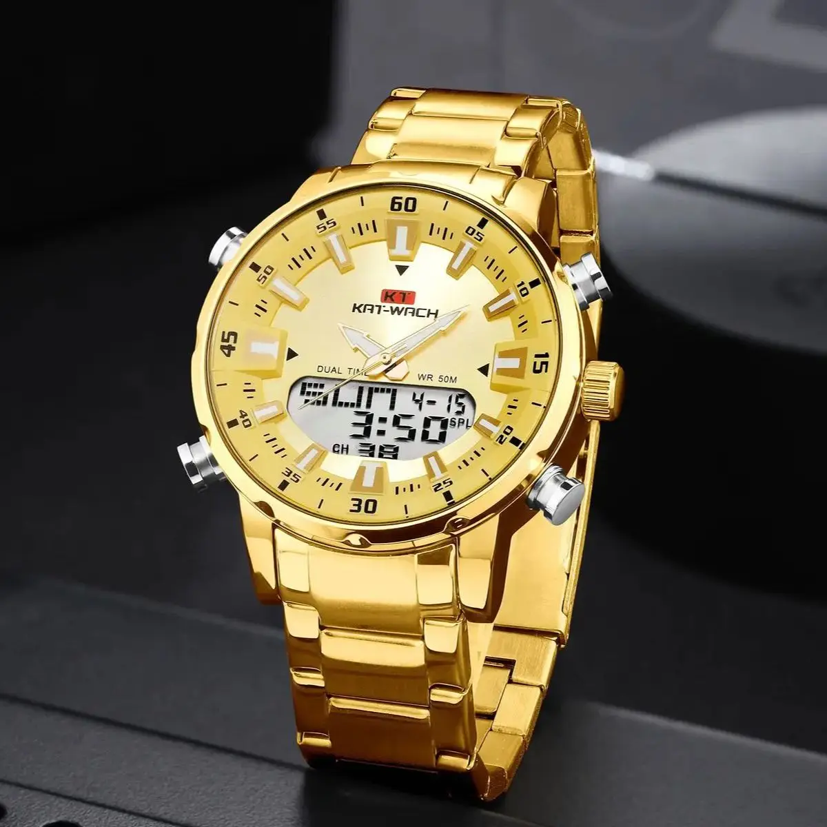 

Модные деловые мужские кварцевые часы 5ATM, водонепроницаемый ремешок из нержавеющей стали, повседневные наручные часы, мужские часы Relogio Masculino