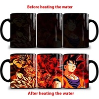 2025 New Anime Dragon Ball Super Z Cup Gt Cartoon Color Changing Mug Ceramic Heat Sensitive Creative Coffee Water Cup Xmas Gifts
