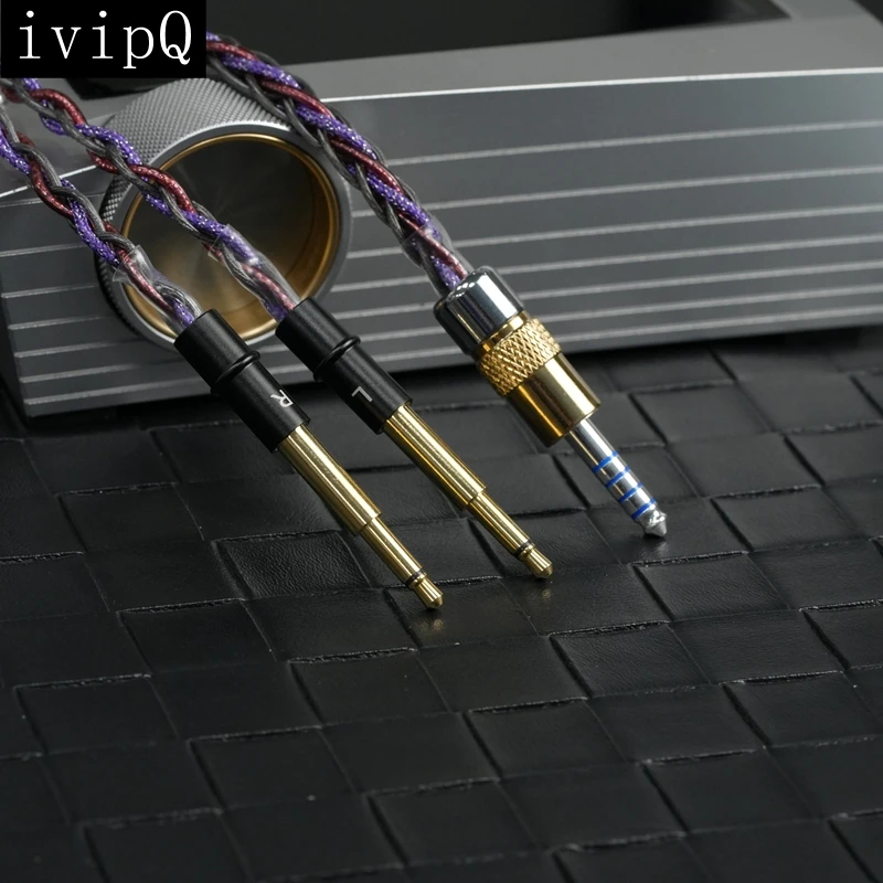 ivipQ 342 Cavo 8-pole HlFl Headphone Upgrade Cable for Meze 99 Classic/99 Noir/99 Neo/109 Pro/Liric XLR 4.4mm 6.35mm 2m 3m