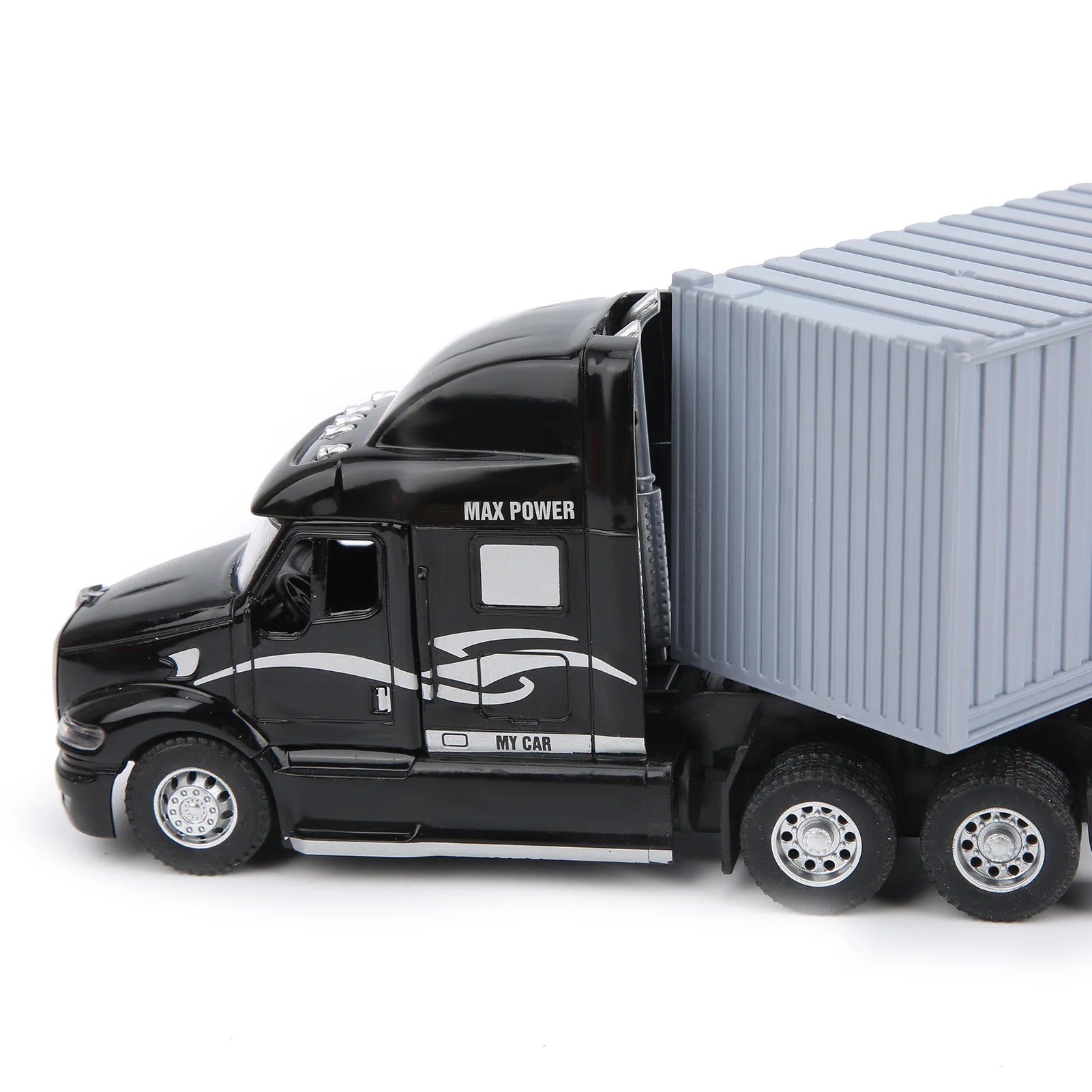 Alloy Car Model Alloy Simulation Container Car Model Children Kid Pull Back Car  with Sound Light Children Car Simulation Car