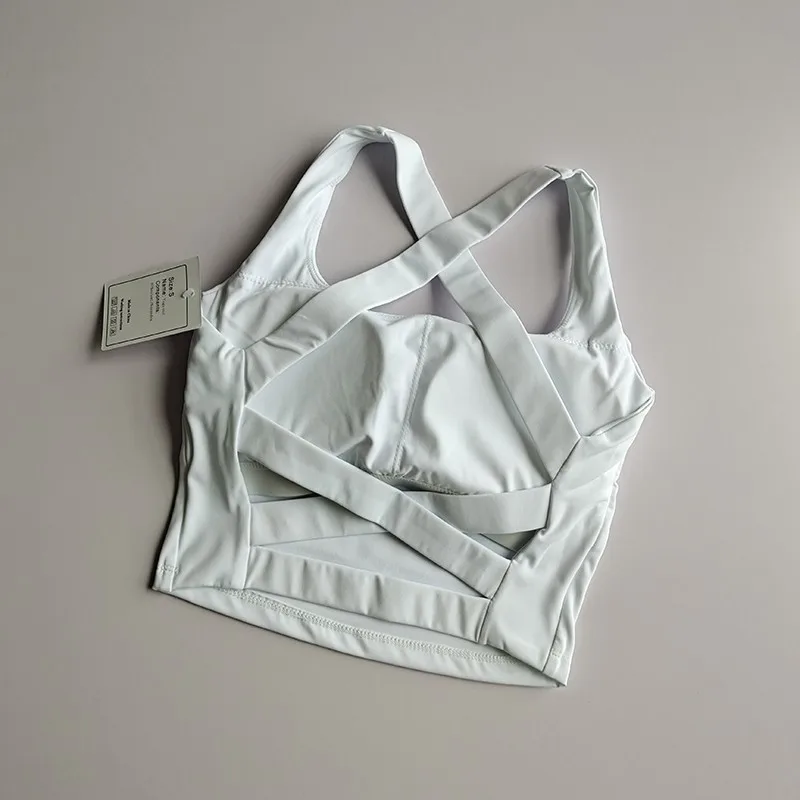 Nahtloser Sport-BH, sexy Yoga-Fitness-Top, Sport-Laufunterwäsche, Push-Up-BH, Sportbekleidung, Bralette für Damen – Detail 11