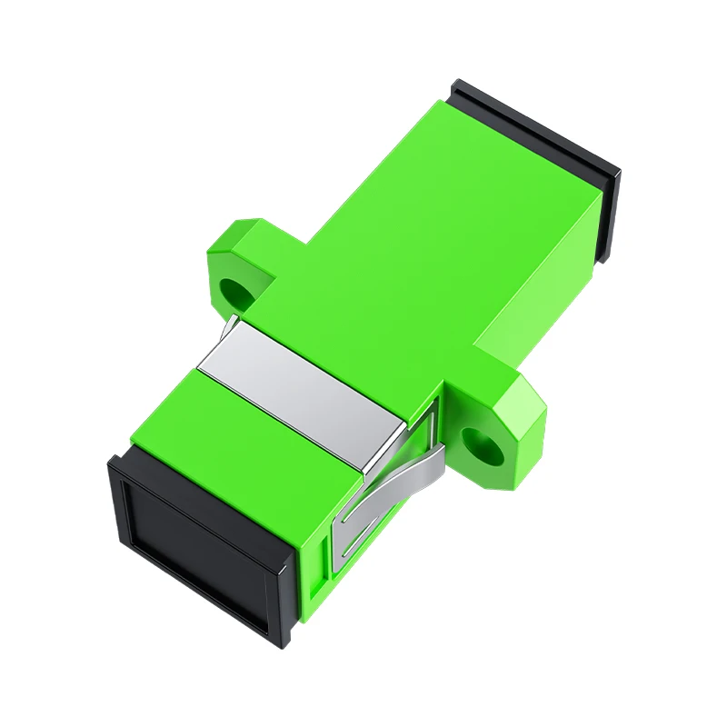 SAIVXIAN Optical fiber coupler SC APC /SC UPC Simplex single-mode Fiber optic Adapter SC APC Fiber flange 50-400PCS/LOT