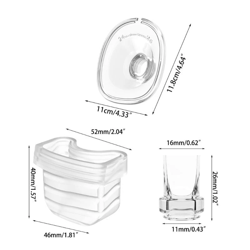 J15U 4in1 شفة وحجاب حاجز من السيليكون وجامع الحليب صمامات منقار البط القرن لـ S21