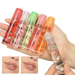 6 Colors Glass Lip Oil Mirror Water Lip Gloss Lip Glaze Transparent Liquid Lipstick Lipgloss Moisturizing Make Up