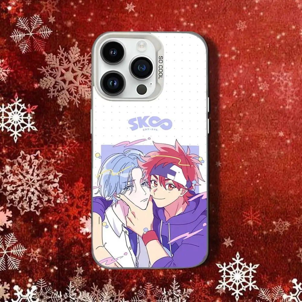 A-SK8S The cool InfinityS para iPhone 11,16,15,12,13,17,14,Pro,SE4,Max,Plus,Air,Mini funda para teléfono carcasa dura lujosa blanca