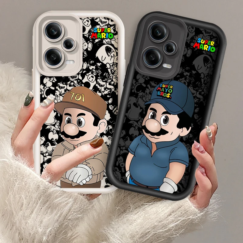 M-Marios Popular Art Cute Eye Ladder For Xiaomi Redmi Note 13 12 12C 11 11S 10 10C 10A 9C 9A Pro 5G Funda Phone Case