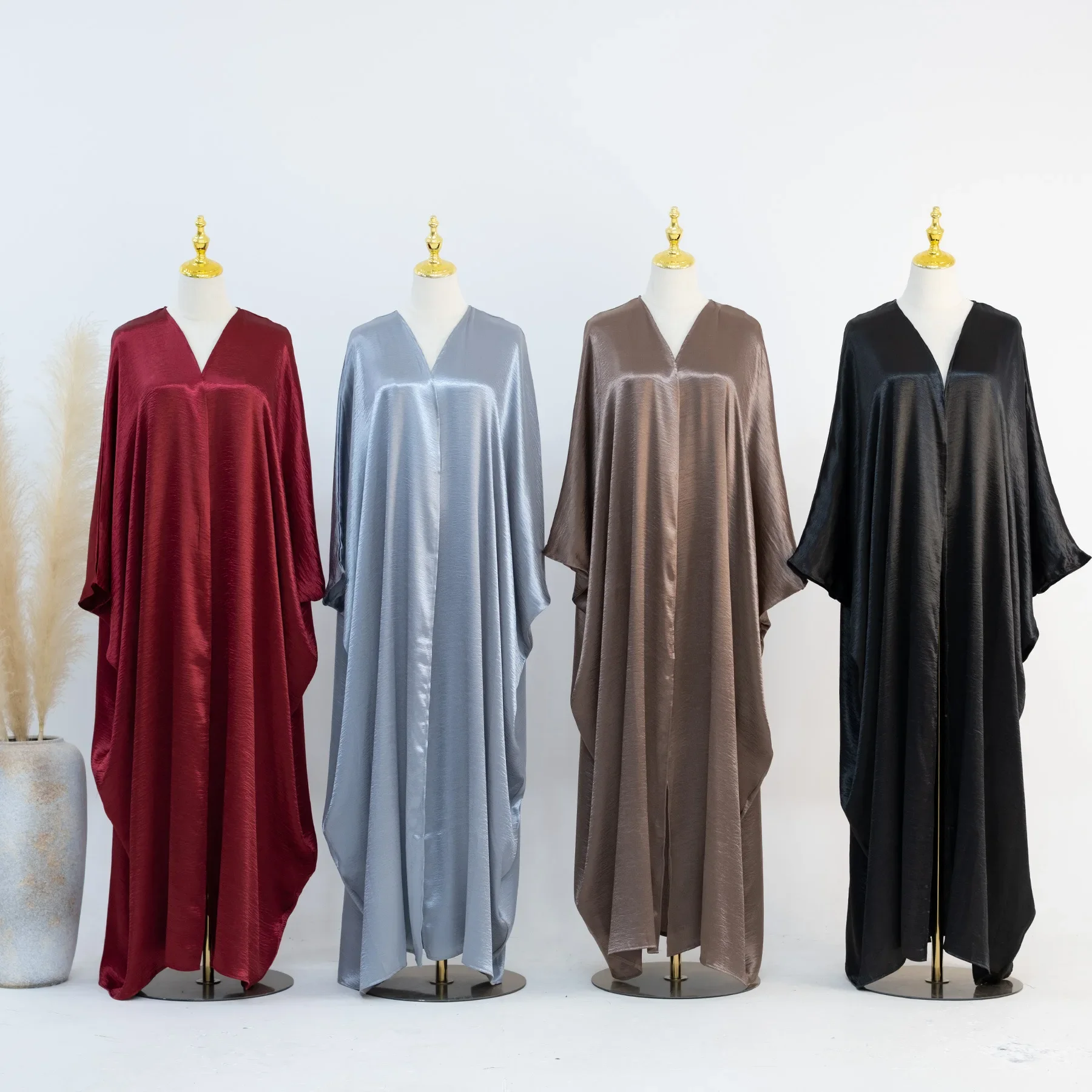 Automne à manches longues musulman Abaya femmes Robe élégante modeste maroc fête longue Robe islamique turquie dubaï Eid Ramadan Jubah Robe