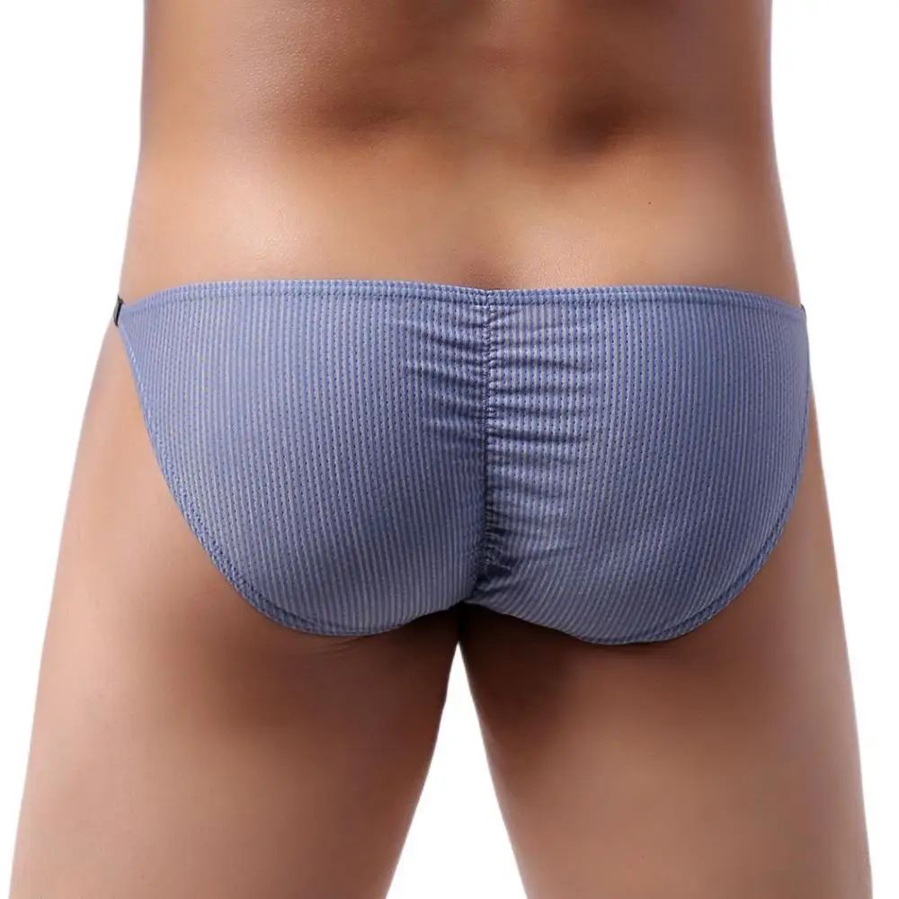 Sexy Underwear Men Briefs Low-waist Breathable Underpants Shorts Solid Color Plus-size Panties Briefs for Man