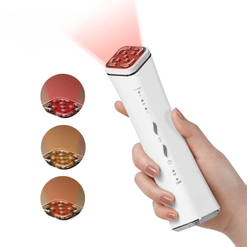 handhold skin care device face lift massager ion vibration toning device skincare cream booster