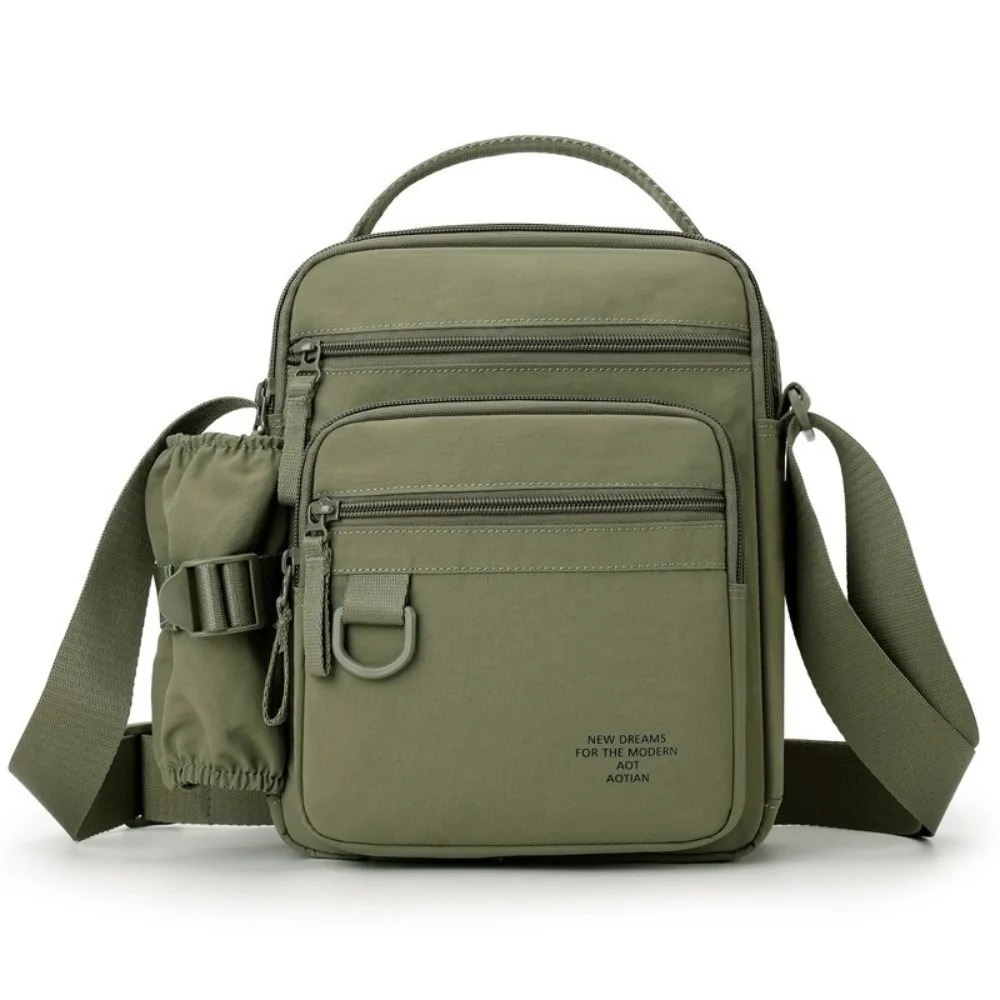 Waterproof Crossbody Bag Large Capacity Oxford Cloth Handbag Shoulder Bag Durable Fabric Tool Bag Street Trend Briefcase Outdoor