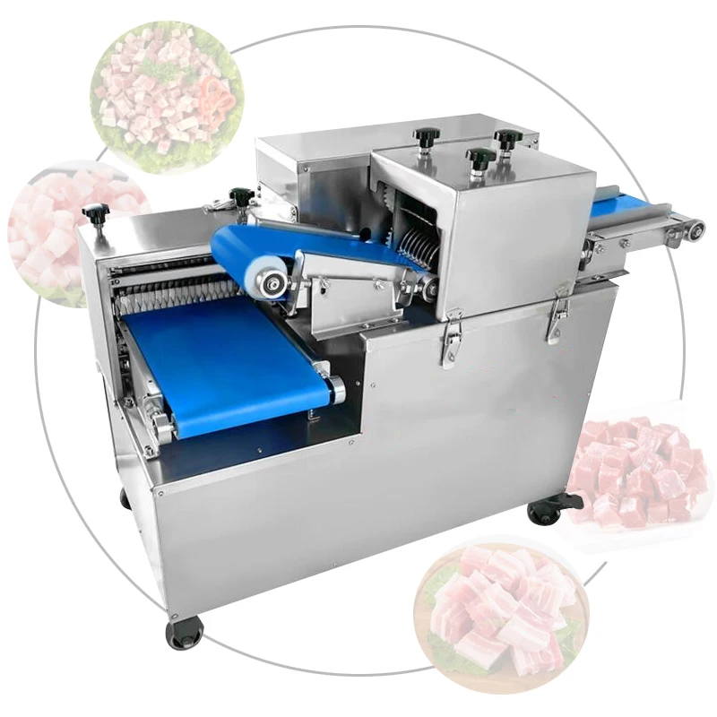 

400kg/H Electric Meat Stick Machine Automatic Pork Beef Chicken Breast Meat Dicer Machine