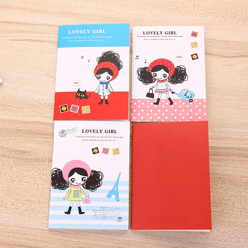 30 Pcs Small Book Cute Small Gift Wholesale Portable Notebook Stationery Mini Notebook with Pocket Book