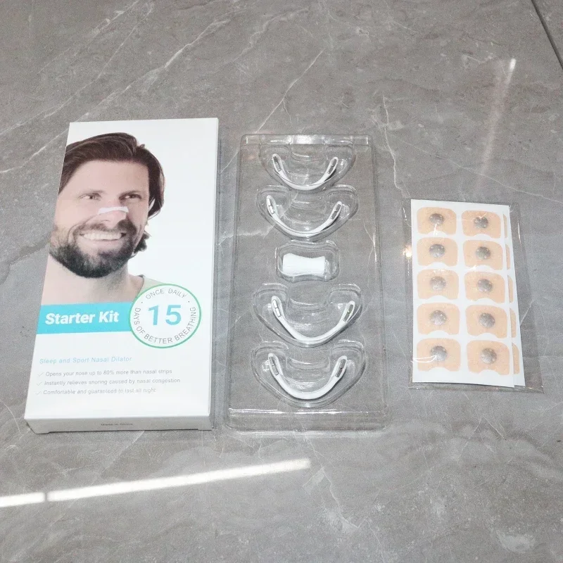 

30Pairs Magnetic Nasal Strips Nasal Breathing Dilators Kits Increase Air Intake Improve Sleeping Reduce Snoring for Nighttime