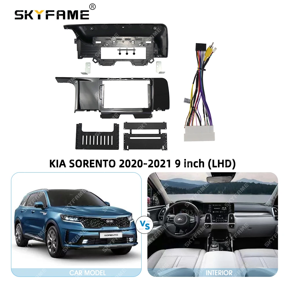 SKYFAME автомобильная рамка, адаптер для фасции, Android-радио, комплект панели для крепления приборной панели для Kia Sorento