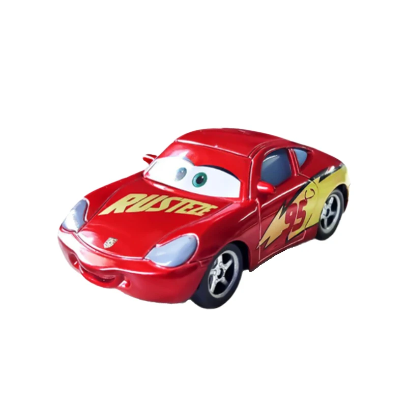 New Disney Pixar Cars 2 3 Lightning McQueen Mater Frank Car Toy 1:55 Diecast Vehicle Metal Christmas Birthday Gift for Boys