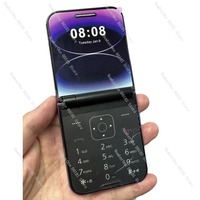 Foreign Trade i15 Pro Dual SIM Flip Phone, 2G Non-Smartphone for Elderly, Simple, Easy-to-Use Mobile Device with Large Screen