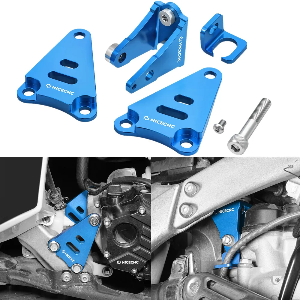 

NICECNC YFZ 450R Engine Stays Mounting Bracket Kit Aluminum For Yamaha YFZ450R YFZ450RSE 2009-2025 YFZ450X 2010-2011 ATV Parts