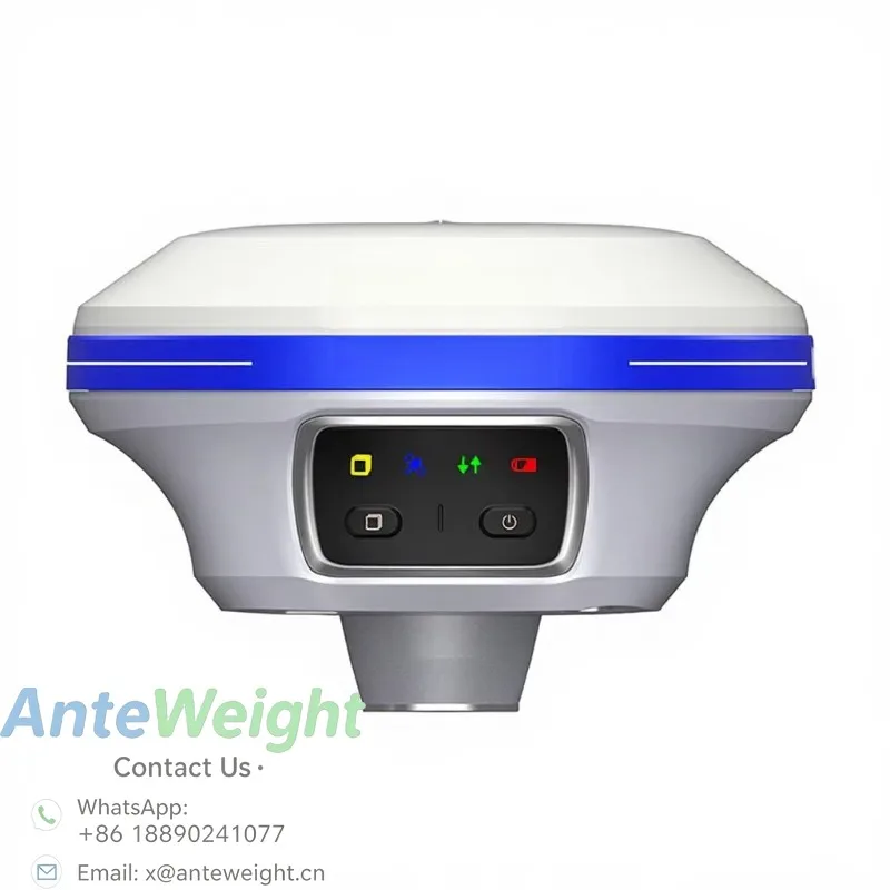 Heavy-Duty GNSS RTK Survey Receiver for Land Surveying, Outdoor GNSS Positioning Equipment for Field Mapping