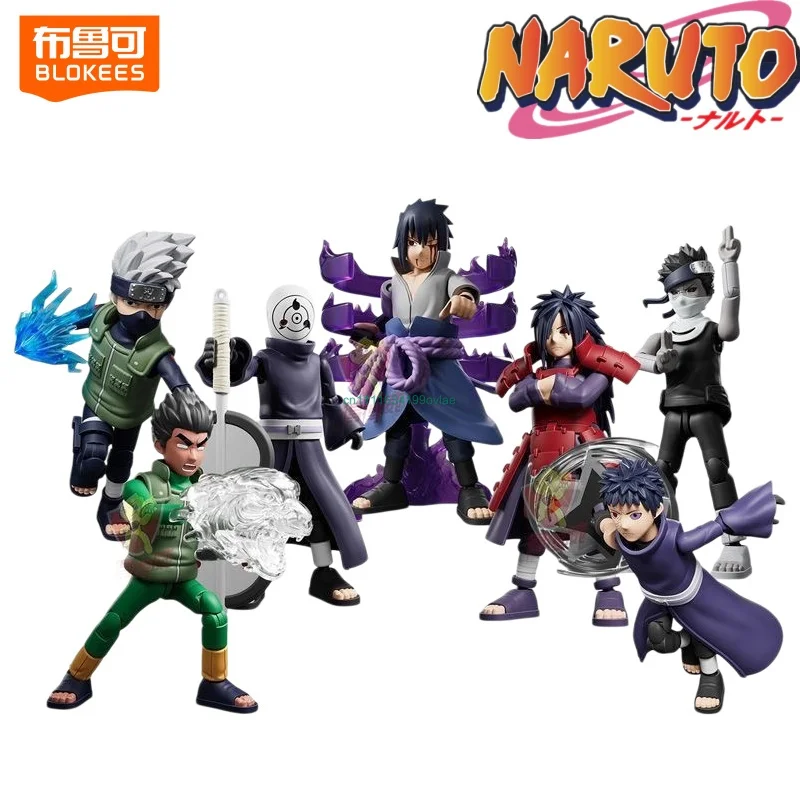 Blokees Genuine Naruto Shippuden Galaxy Wave4 Madara Uchiha Articulated Ninja Figure With Gear Desktop Display Collectible Gift