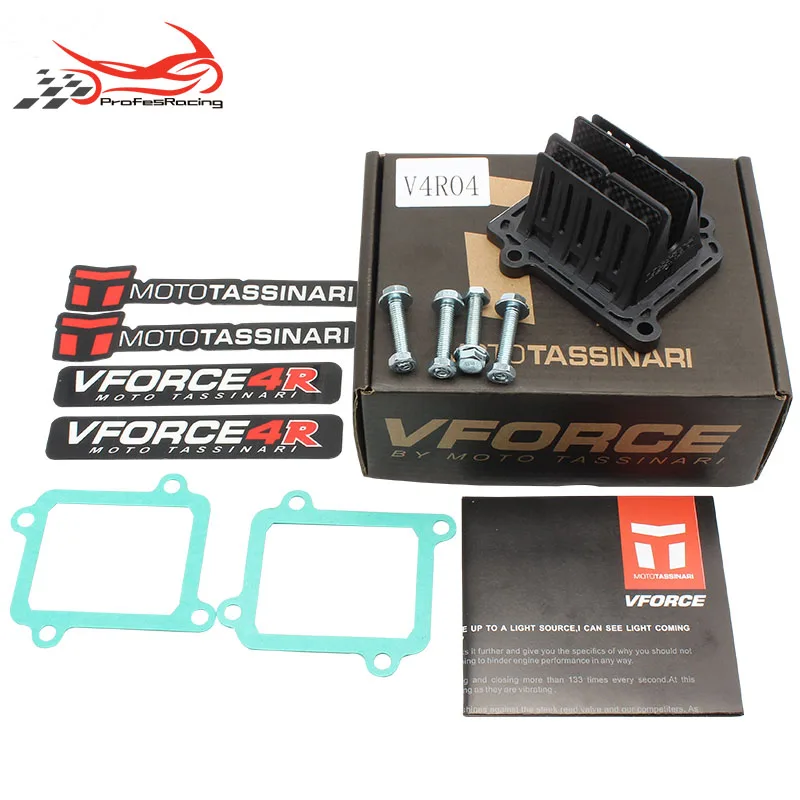 

Motorcycle V-Force 3 Reed Valve System Kit For Banshee 350 RX135 RXZ135 YZ125 DT175 RD350 RD Yamaha YFZ350 YFZ 350 V4R04