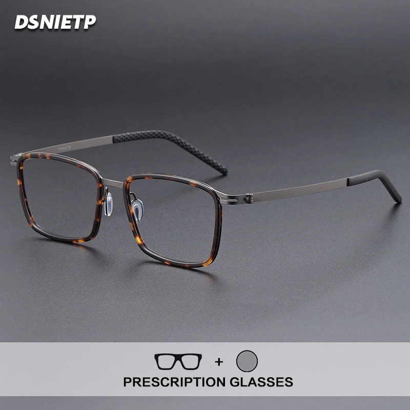 

Ultra Light Titanium Alloy Reading Glasses Men Photochromic Anti Blue Light Prescription Glasses Frame Women Myopia Eyewear