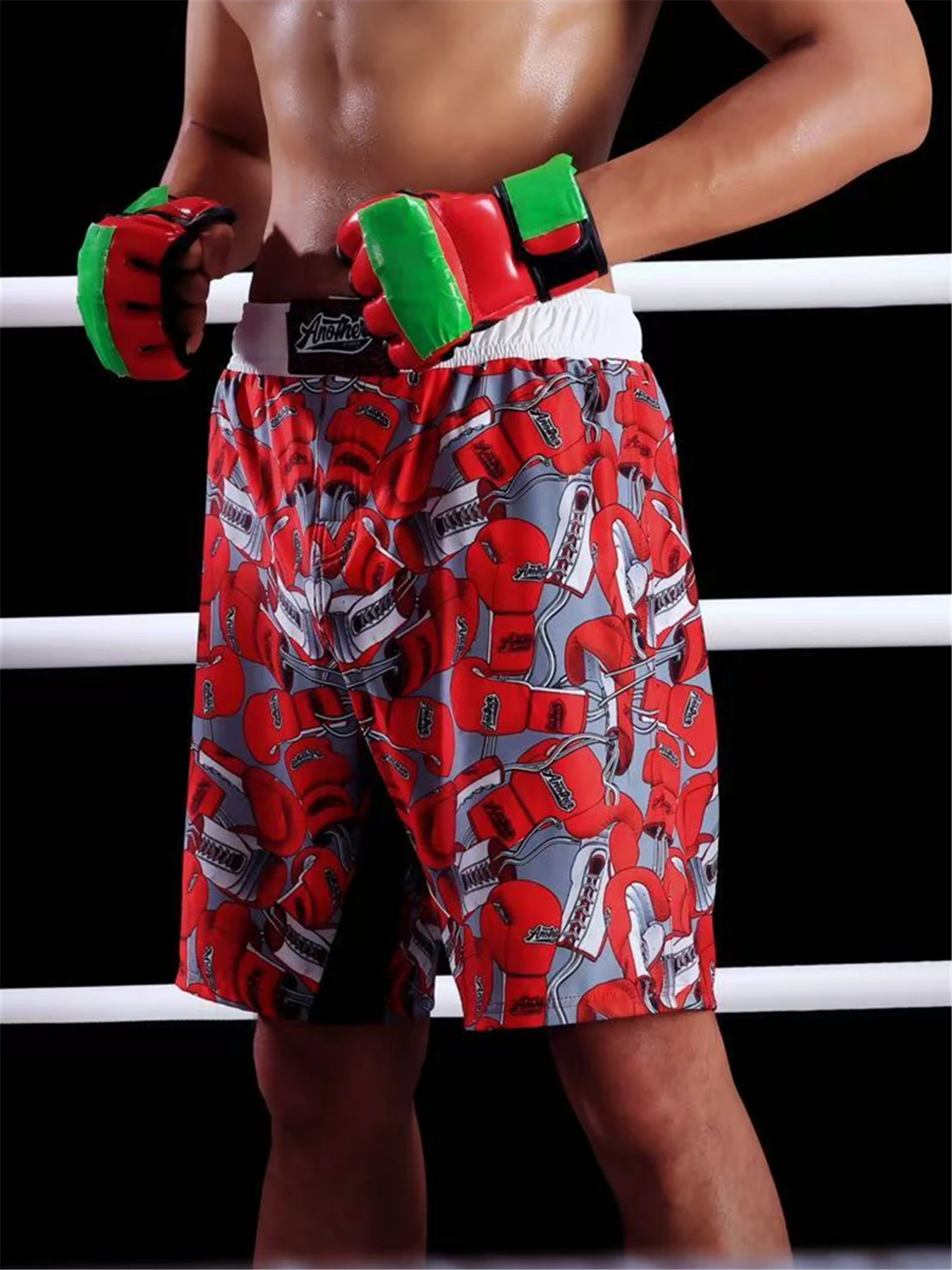 ANOTHERBOXER MMA Shorts für Training und Kickboxen – Kampfshorts für Kampfsport, Cage Fight, Muay Thai, BJJ, Boxen, Grappl