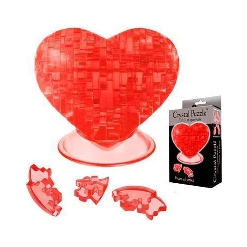 Crystal Puzzle Red Heart