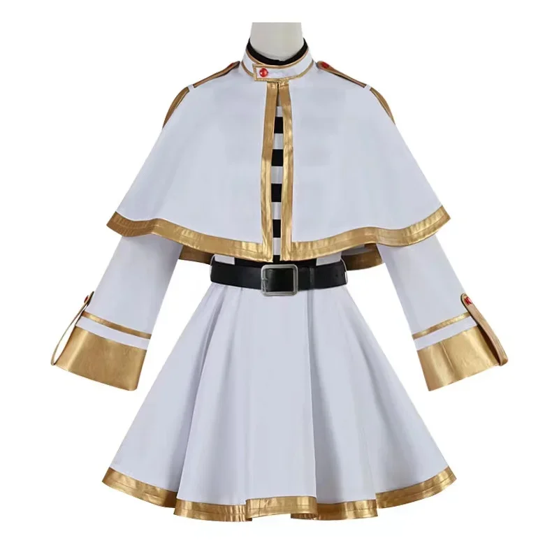 Sousou No Frieren przebranie na karnawał peruka buty Anime magik sukienka ucho elfa impreza z okazji Halloween boże narodzenie dla kobiet dziewczyn