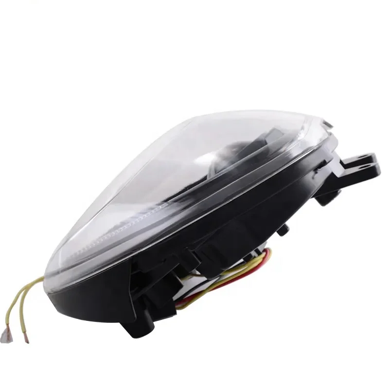 High Quality Black Front Head lamp with Hi/Lo Beam DRL Turn Signal Indicator for ducati headlight 821/1200