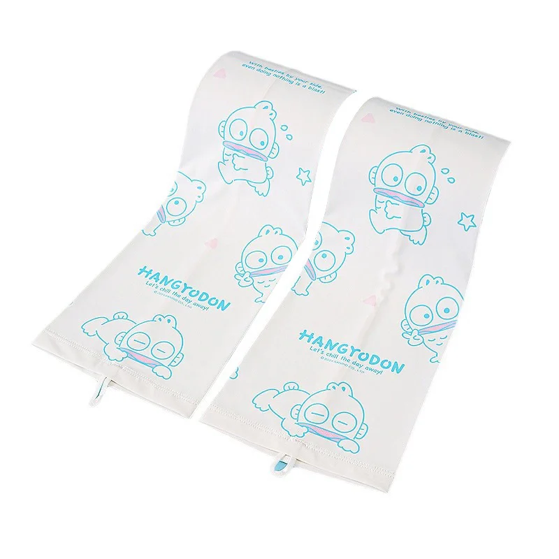 Sanrio Cartoon Zonnebrandcrème Ijs Mouwen Kawaii Cinnamoroll Hangyodon Hello Kitty Kuromi Outdoor Zonnebrandcrème Ademende Mouwen